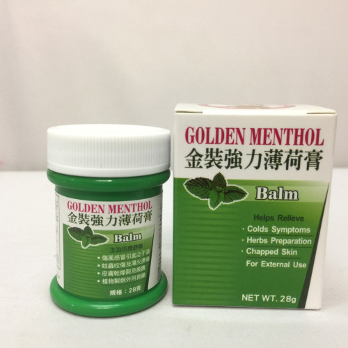 悅健 金裝強力薄荷膏 28克